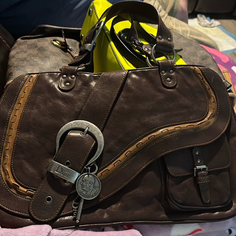 Christian Dior gaucho saddle bag